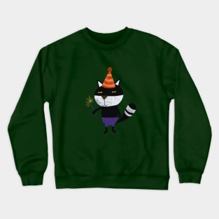 Birthday cat Crewneck Sweatshirt